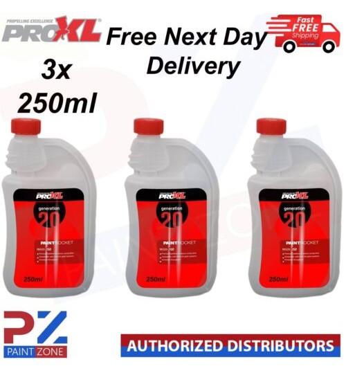 3x PROXL ROCKET PAINT ACCELERATOR FOR 2KPAINTS CLEARCOATS PRIMER 250ML