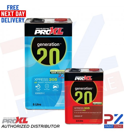 PROXL XPRESS305 HS ANTI SCRATCH RAPID CURING CLEARCOAT KIT 7.5L