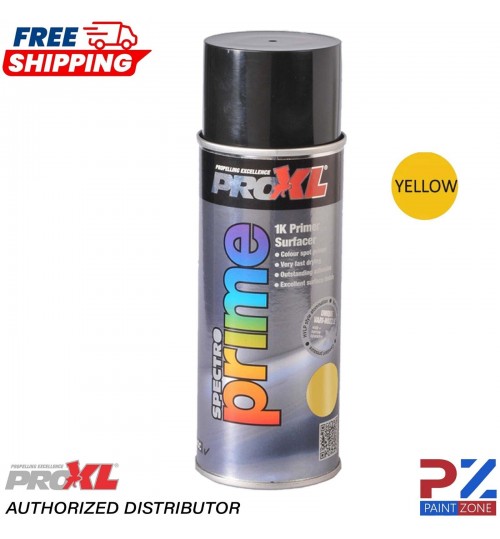 1 X PROXL SPECTRO PRIME AEROSOL 400ML - YELLOW -PRO XL SPOT PRIMER ETCH