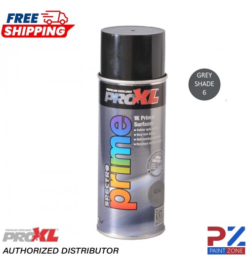1 X PROXL SPECTRO PRIME AEROSOL 400ML - GREY SHADE 6 - PRO XL SPOT ETCH