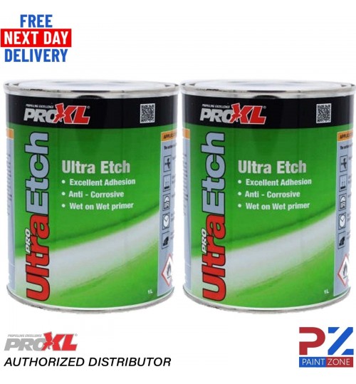 2X PROXL ULTRA ETCH EPOXY PRIMER ETCHING HIGH QUALITY ULTRAETCH 1 litre