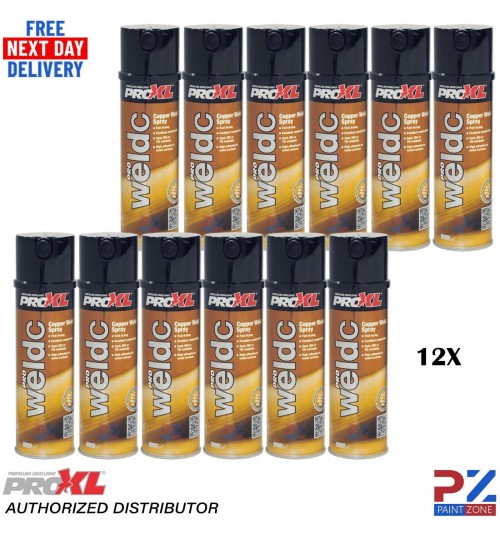 12X PRO XL PROWELDC COPPER WELD THROUGH PRIMER AEROSOL 500ML - PROXL