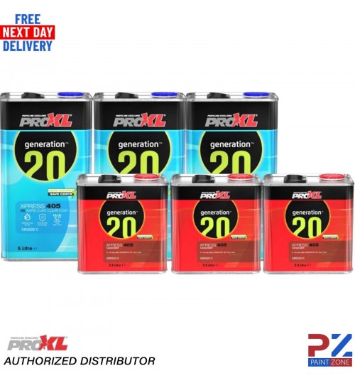 3X PROXL XPRESS405 – HS ANTI-SCRATCH RAPID CLEAR COAT KIT (7.5lt)