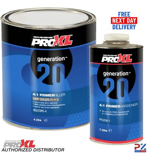 PROXL Generation 20 Black 2K Primer 5L – Automotive Filler & Hardener