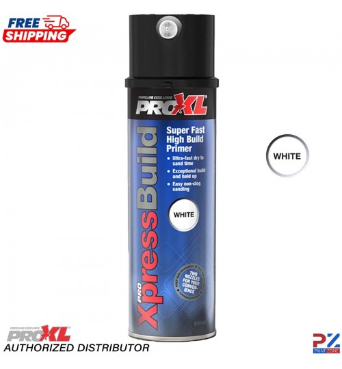 ProXL XpressBuild White High Build Primer – 500ml Spray for Cars