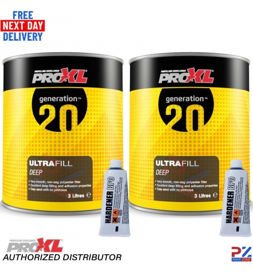 PROXL Generation20 ULTRAFILL 3L ‌‌‌‌‌‌X2 – Deep Body Filler for Car Repairs +BPO