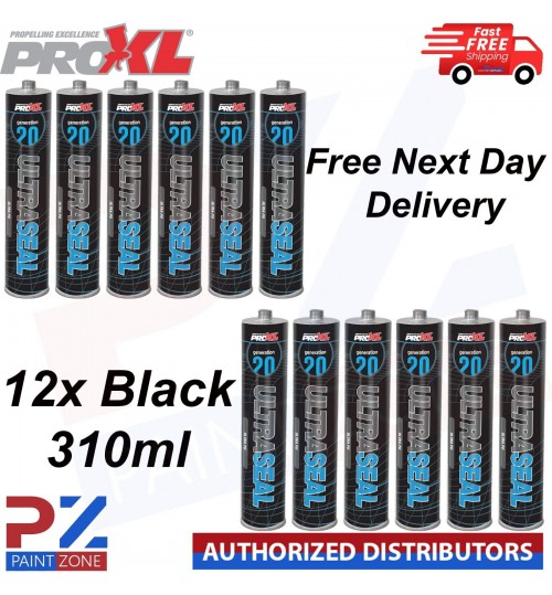 12X PROXL GENERATION 20 ULTRA PU SEALER BLACK (310ML) Car Body Sealer