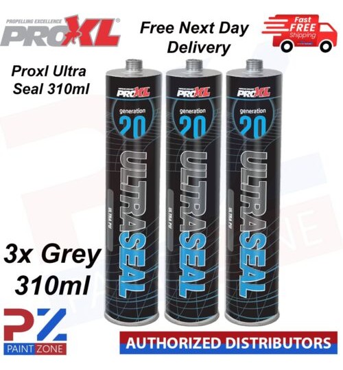3X PROXL GENERATION 20 ULTRA PU SEALER GREY (310ML) Car Body Sealer