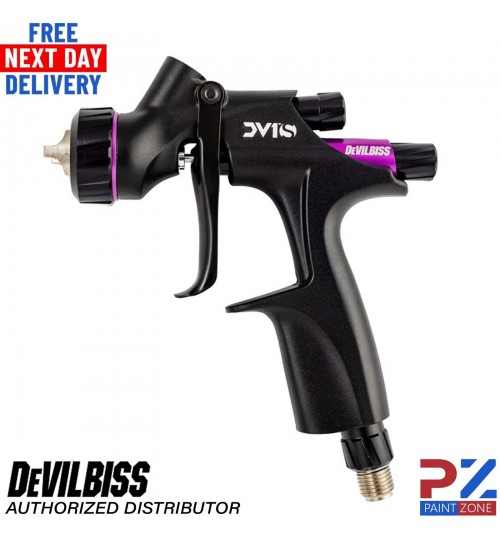 DeVilbiss DV1S HVLP SPRAY Gravity Gun Kit 704532 1.0mm / 1.2mm S1 Aircap