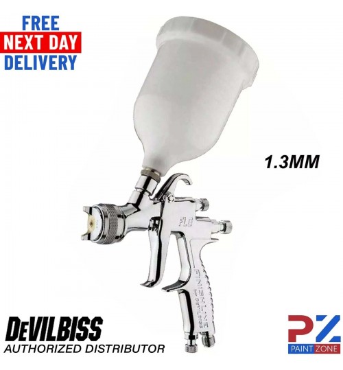 Devilbiss FLG-5 Spray Gun 1.3mm Gravity Sprayer Paint Solvent Car Air Feed