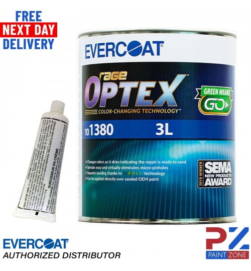 Evercoat OPTEX Rage 101380 Premium 3L Body Filler With BPO Hardener