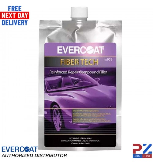 EVERCOAT FIBER TECH KEVLAR REINFORCED REPAIR COMPOUND FILLER 709ML INC HARDENER