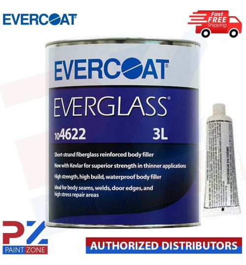 EVERCOAT 104622 EVERGLASS FIBERGLASS REINFORCED FILLER 3LT - WITH BPO HARDENER