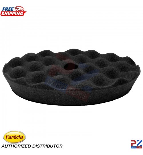Farecla G Mop GMF822 Black Waffle Finishing Foam - Polish Pad 200 mm / 8 inch