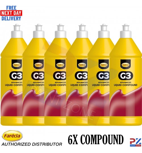 Farecla G3 AG3-1400 Advanced Liquid Rubbing Polish 1L x6 – Trade Bulk Deal