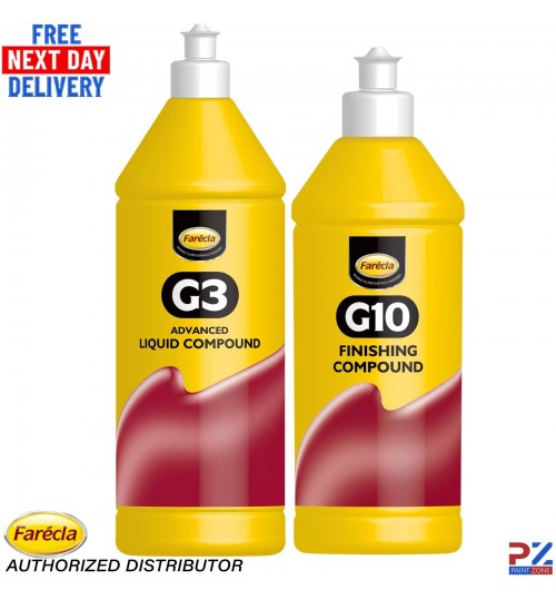 Farecla G3 & G10 Compound Kit – 1L + 500ml – Pro Car Polish Detailing Set