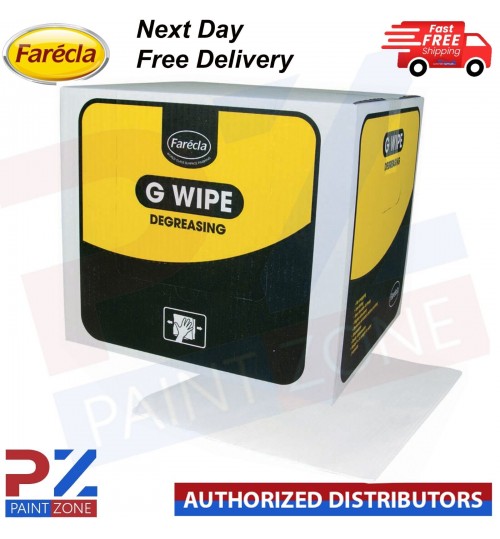 Farecla G PLUS Wipes Degreasing Cloths Wipes Box 100 - NEXT DAY DELIVERY1050200