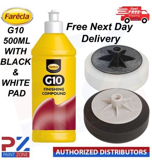 Farecla G10 Rubbing Compound 500ml Car Bodyshop Finishing Liquid Polish Kit