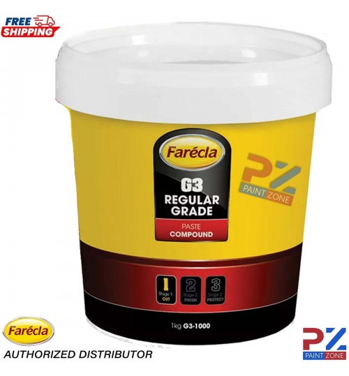 Farecla G3 Regular Grade Compound Paste 1KG Tub For Car Polishing G3-1000