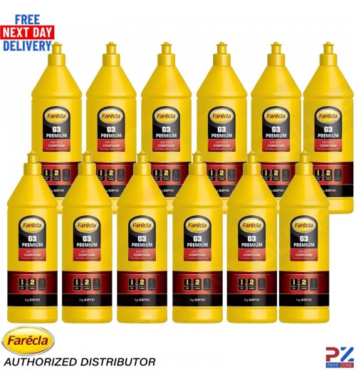 12x FARECLA G3 PREMIUM ABRASIVE CUTTING COMPOUND 1KG - G3P101