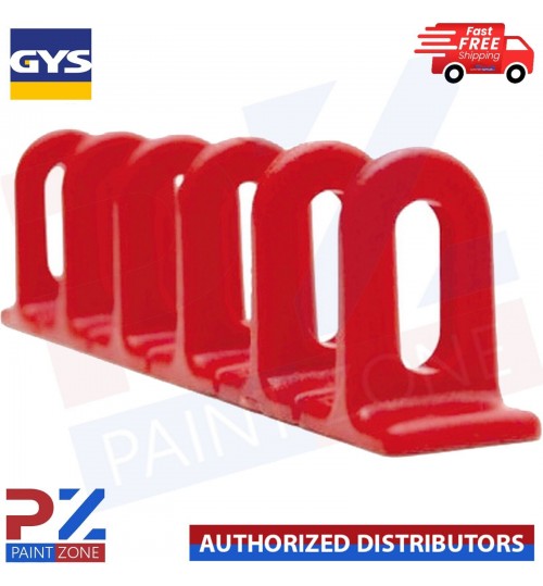 GYS 048119 SET OF 3 RED FLAT PLASTIC MULTI PADS (6x22x156mm)