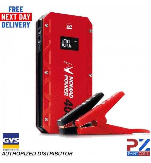 GYS 025882 Nomad Power 400 Lithium Car Jump Starter Booster 12V