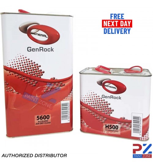 GENERAL GENROCK 5600 ACCELERO AIR DRY LACQUER WITH 2K FAST HARDENER H500 KIT