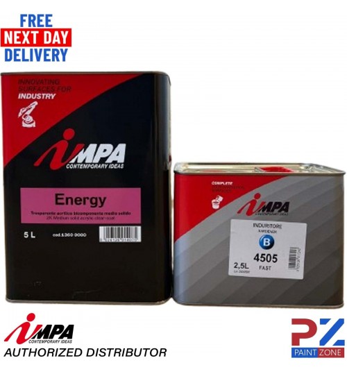 IMPA 2K MS Clearcoat / LACQUER With Hardener 7.5 Litre kit