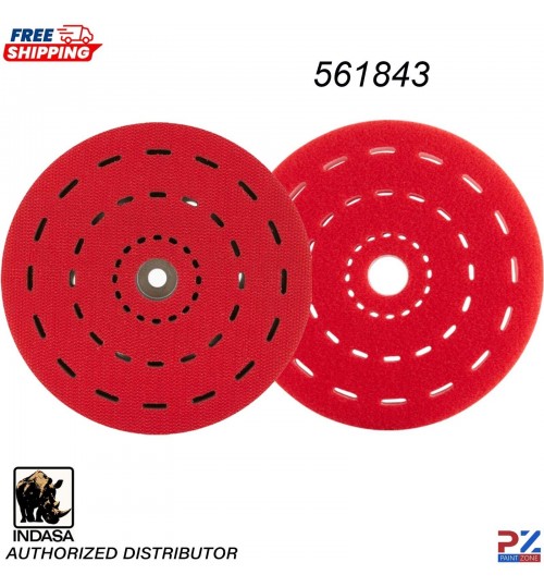 INDASA 561843 Hook & Loop Soft Interface Pad – 150mm for Smooth Finishes
