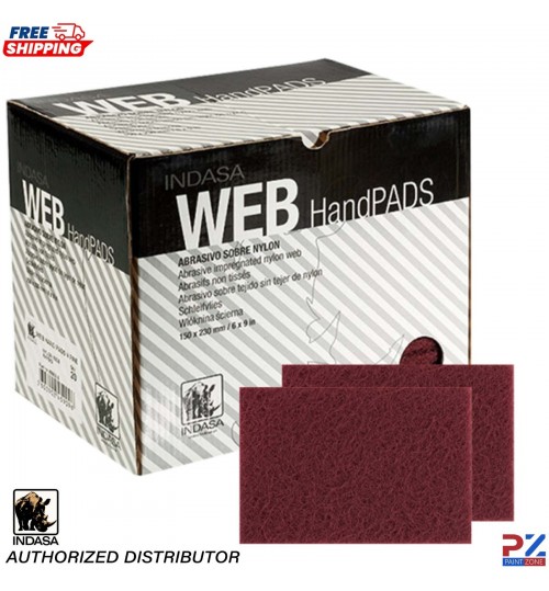 Indasa Scotch-Brite Pads – Red Very Fine Scratch & Surface Prep Abrasives
