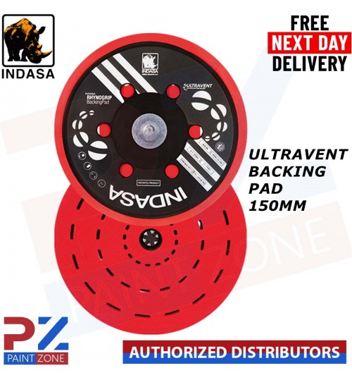 INDASA ULTRAVENT HOOK & LOOP VENTED BACKING PAD 150MM -599495