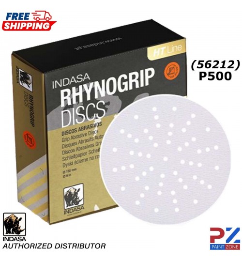 INDASA C56212 HT LINE ULTRAVENT GRIP SANDING DISCS 150MM PK50 - P500