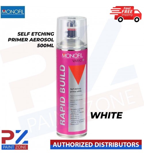 MONOFIL VARIO+ RAPID BUILD SELF ETCHING PRIMER WHITE Aerosol 500ml