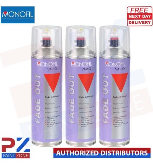 3x MONOFIL VARIO+ FADE OUT THINNER SPRAY Aerosol 500ml