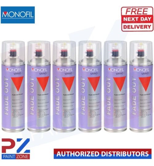 6x MONOFIL VARIO+ FADE OUT THINNER SPRAY Aerosol 500ml