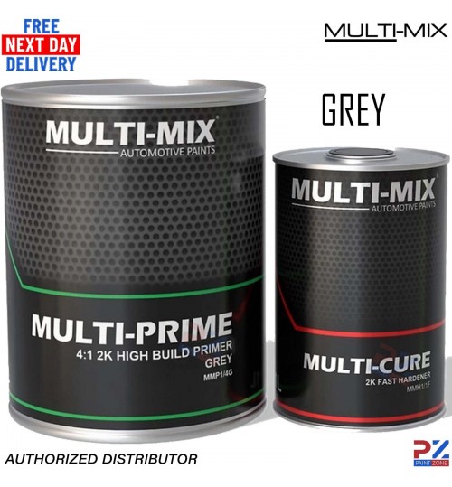 Multi-Mix 2K Primer Kit – Multi-Prime Grey 5L + Fast Hardener – High Build