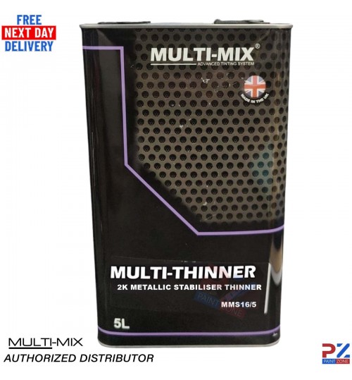 Multi-Mix Metallic Stabiliser Thinner 5L – MMS016/5 Basecoat Solvent