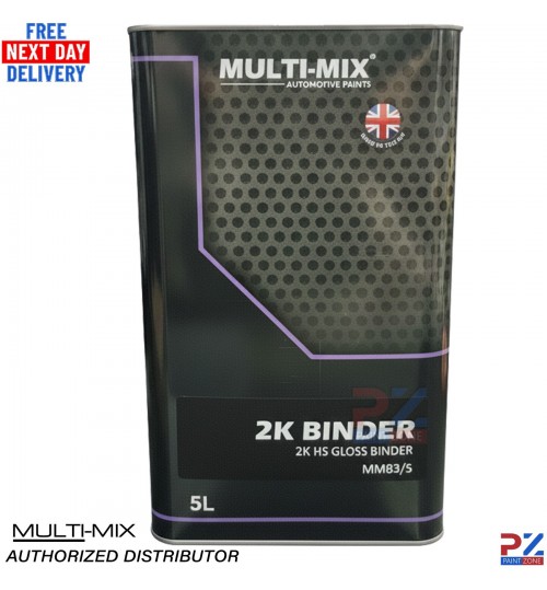 Multi-Mix 5L MMB3/5 2K HS Gloss Binder for Automotive Refinishing Paints