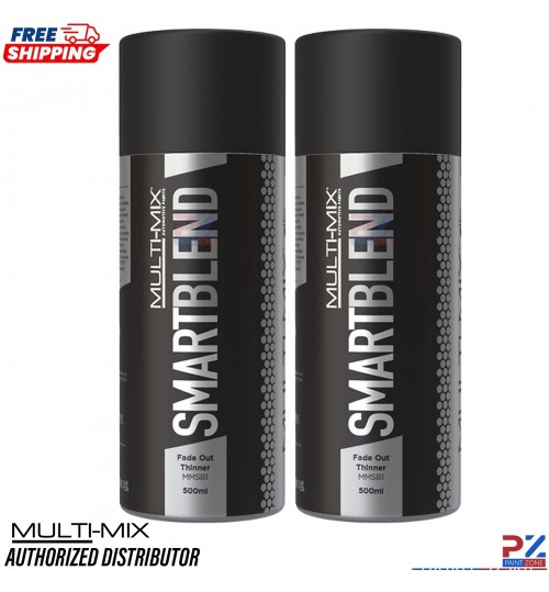 2x SMART-BLEND Fadeout Thinner 500ml Multimix Paint Edge Blend Spray