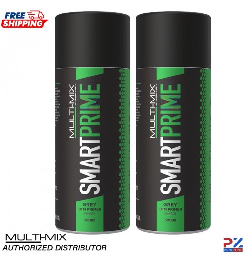 2x Multimix SMART-PRIME DTM HB Primer 500ml High Build Direct to Metal