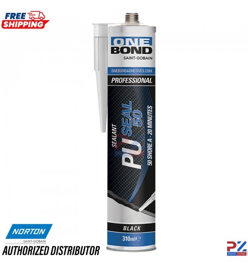 Norton OneBond PU Seal 50 Black 310ml Automotive Seam Sealer Adhesive