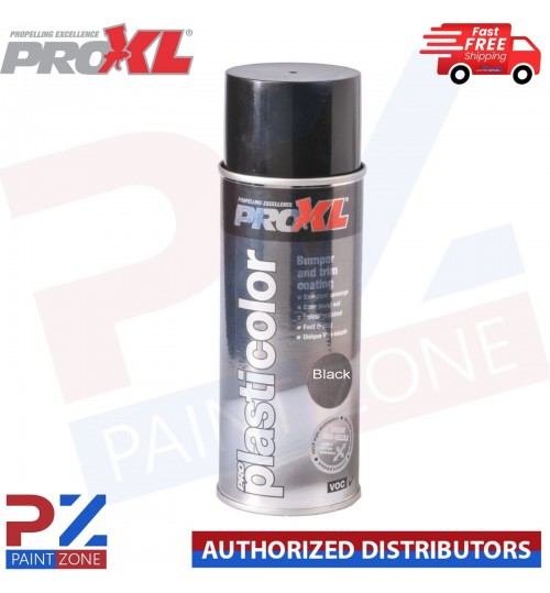 PROXL Pro Plasticolor Bumper & Trim Paint Coating BLACK Aerosol 400ml PC5BLK