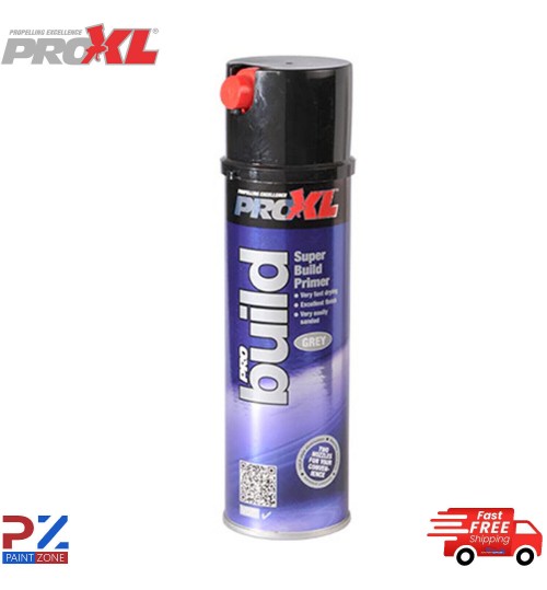 1 X PRO XL PRO BUILD Super BUILD FILLER PRIMER AEROSOL 500ML - GREY