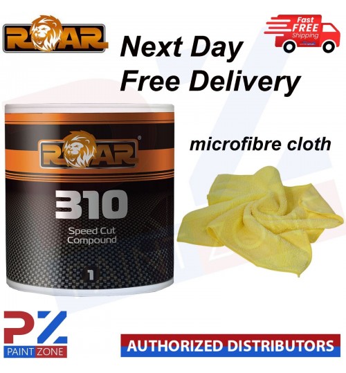 ROAR 310 SPEED CUT CUTTING COMPOUND valeting paint repairs 3KG+ microfibre cloth
