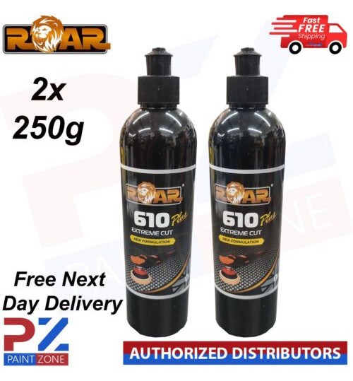 2X ROAR 610 PLUS EXTREME CUT NEW FORMULATION FINISHING POLISH HIGH GLOSS 250ML
