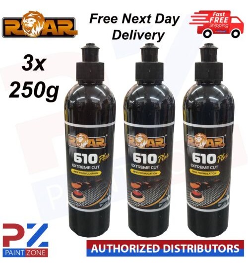 3X ROAR 610 PLUS EXTREME CUT NEW FORMULATION FINISHING POLISH HIGH GLOSS 250ML