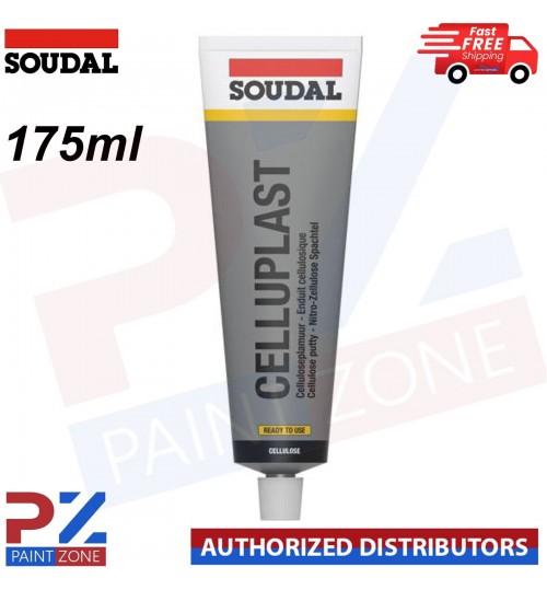 SOUDAL CELLUPLAST REPAIR PUTTY STOPPER FILLER 175ML (SKIMMING & PIN HOLES)
