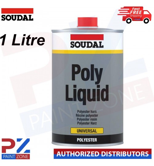 SOUDAL POLY LIQUID UNIVERSAL POLYESTER 1 LITRE