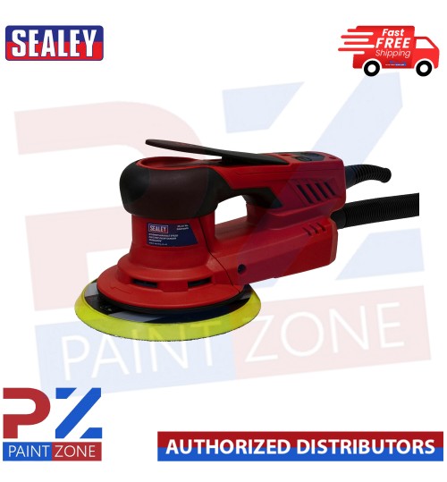 Electric Palm orbital Sander Variable Speed Sealey DAS150PS 230V 150mm 350W