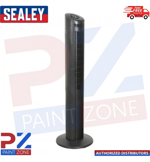 STF42 Sealey Oscillating Tower Fan 3-Speed 42in 230v